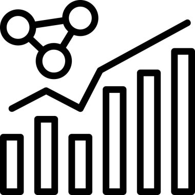 iş analizi istatistik simgesi