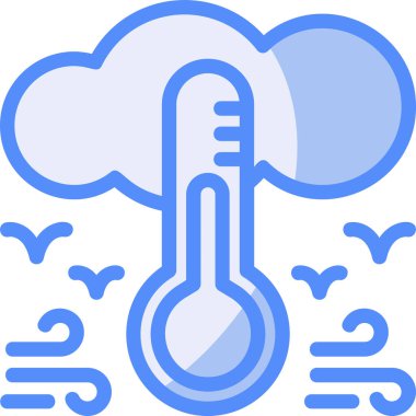 Bulut hava durumu simgesi ana hat biçiminde