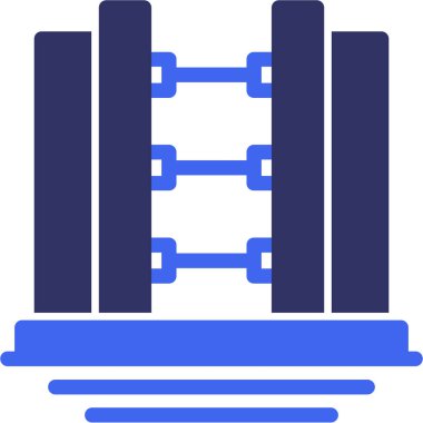 Fitness egzersiz ikonu