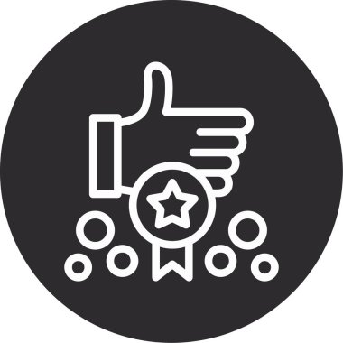 el simgesi vektör illüstrasyonu