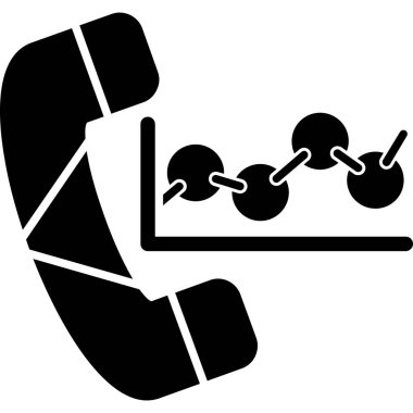 Çağrı merkezi müşteri destek simgesi tam biçimli