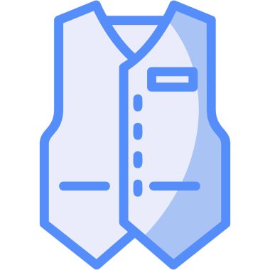 Kıyafetler. Web simgesi basit illüstrasyon