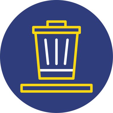 vektör çöp kutusu simgesi