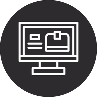 Seo simgesinin vektör illüstrasyonu