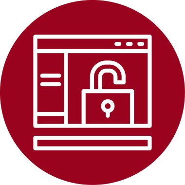 Modern simgenin vektör illüstrasyonu