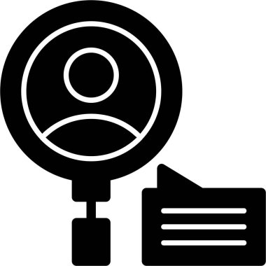 Kamera. Web simgesi basit illüstrasyon