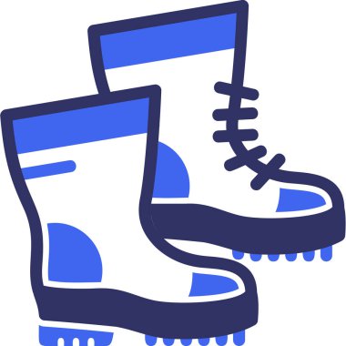 Ayakkabı. Web simgesi basit illüstrasyon