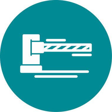 Bir mikroskop simgesinin vektör çizimi