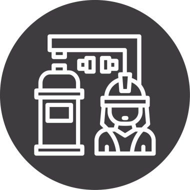 Modern simgenin vektör illüstrasyonu