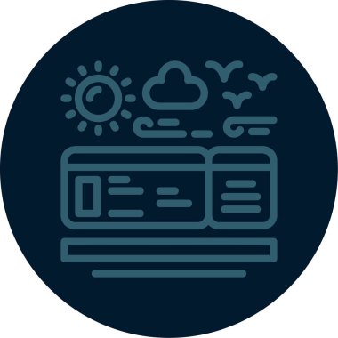 seo modern simgesinin vektör illüstrasyonu