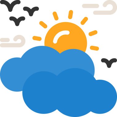 Hava tahmini simgesi - ana hatlar biçiminde