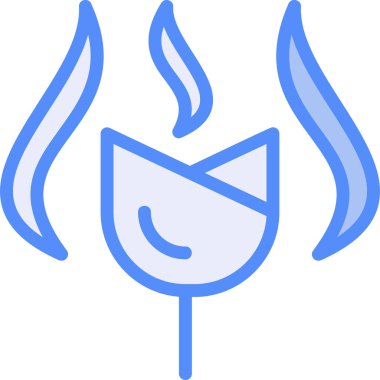 Alev alev ikonu - taslak biçimi