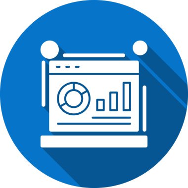 analitik simge vektör illüstrasyonu