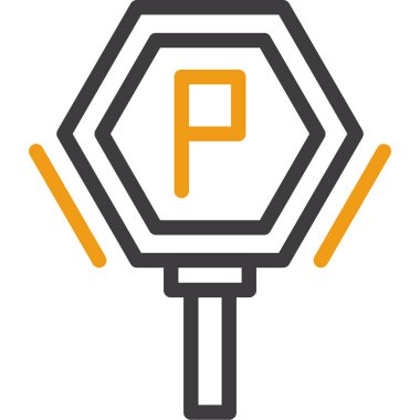 Yol trafik işareti simgesi