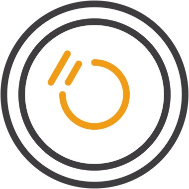 Gülümseme simgesi olan yuvarlak bir çerçevenin vektör çizimi