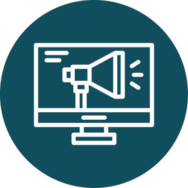 seo modern simgesinin vektör illüstrasyonu