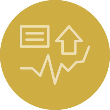 grafik modern simgesinin vektör illüstrasyonu