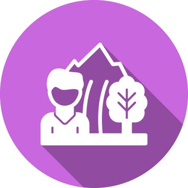 Modern yapı simgesinin vektör illüstrasyonu