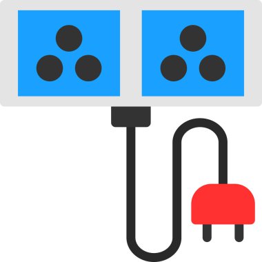 Bir araba simgesinin vektör illüstrasyonu