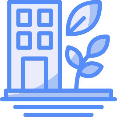 Şehir evi simgesi oluşturma - taslak biçimi