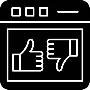 Modern simgenin vektör illüstrasyonu