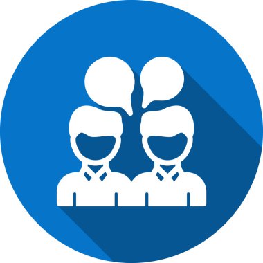 iki kişi simgesi tasarımı