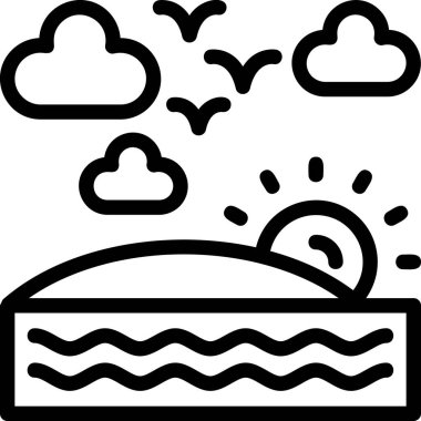 Yemek. Web simgesi basit illüstrasyon