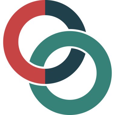 İş ve finans simgesinin vektör illüstrasyonu