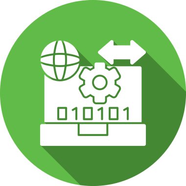 seo modern simgesinin vektör illüstrasyonu