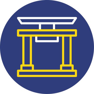 Modern eğitim ikonunun vektör illüstrasyonu