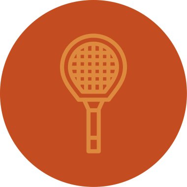 Tenis raketi. Basit resimleme