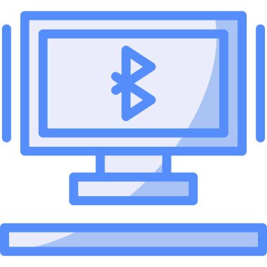 Bilgisayar. Web simgesi basit illüstrasyon