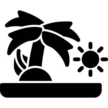 Yaz tatili. Basit illüstrasyon