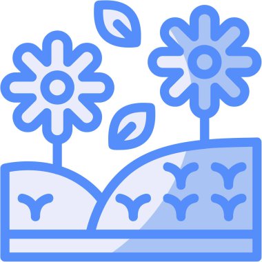 Yaz kategorisinde çiçek bahçesi simgesi