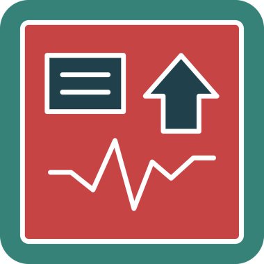 grafik ikonu vektör illüstrasyonu