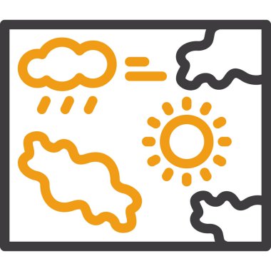 Hava simgesinin vektör illüstrasyonu