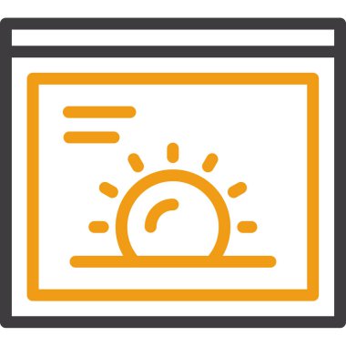 seo modern simgesinin vektör illüstrasyonu