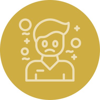 Maskeli bir adamın vektör çizimi