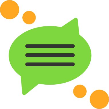 Konuş. Web simgesi basit tasarım