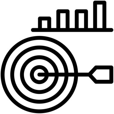 Hedef. Web simgesi basit tasarım