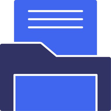 belge simgesi vektör illüstrasyonu