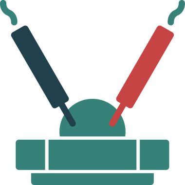 Bir kalemin vektör illüstrasyonu