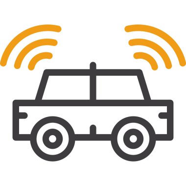 araba simgesi vektör illüstrasyonu