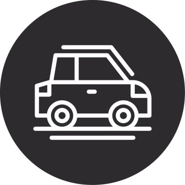 Araba vektör çizim simgesi