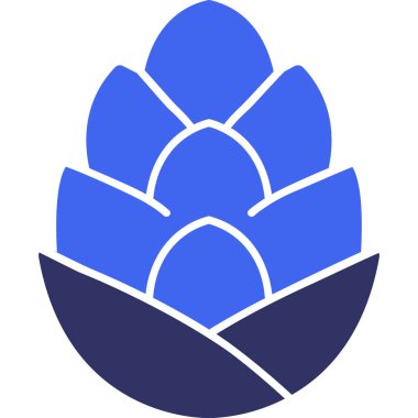 Çiçek. Web simgesi basit illüstrasyon