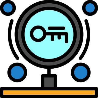 pusula konumu simgesini - taslak biçimi ile doldur