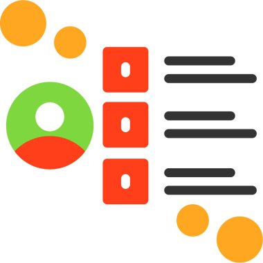 Menü Simgesi, Vektör illüstrasyonu