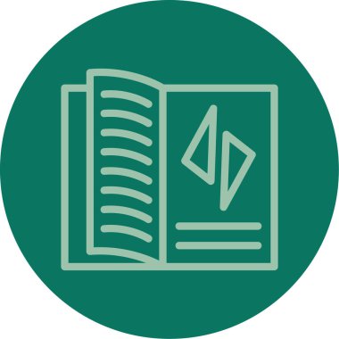 Vektör Defteri Simgesi illüstrasyonu