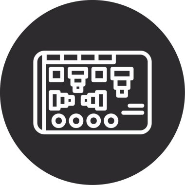 seo modern simgesinin vektör illüstrasyonu