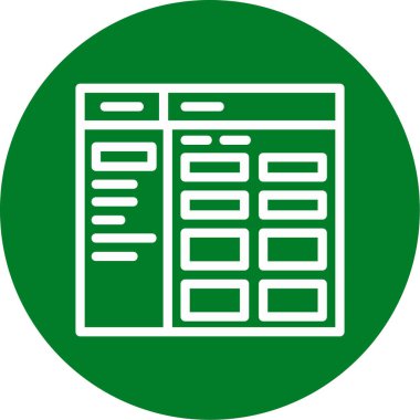 vektör sunucu illüstrasyonu